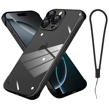 Frameless Case: Aidvaia iPhone 16 Pro Max Transparent – Front View