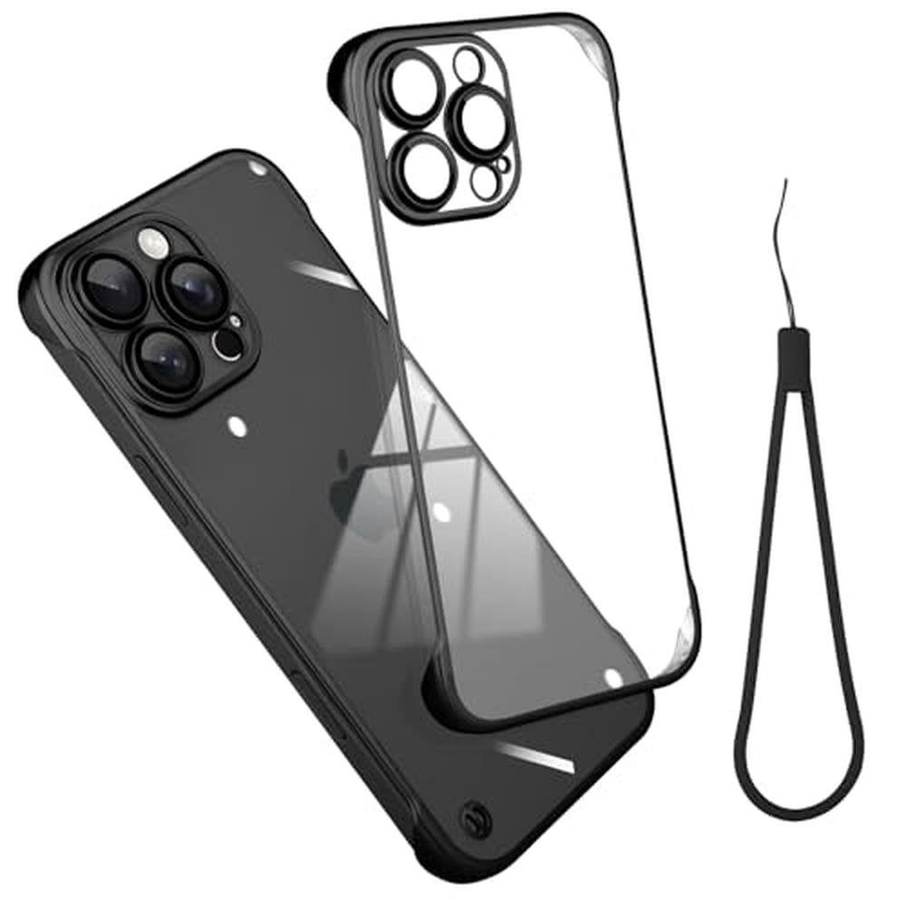 Frameless Case: Aidvaia iPhone 16 Pro Max Transparent – In Use