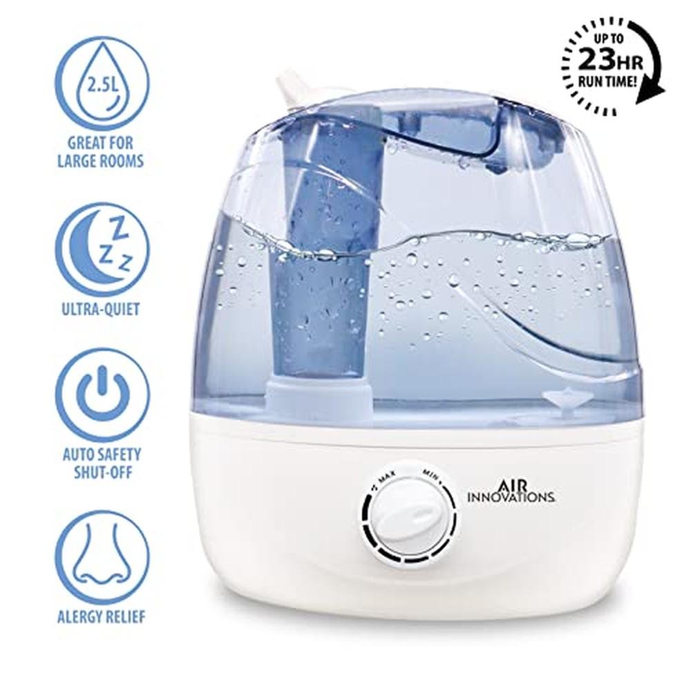 Cool Mist Humidifier: Air Innovations AI-103 Ultrasonic – Side View