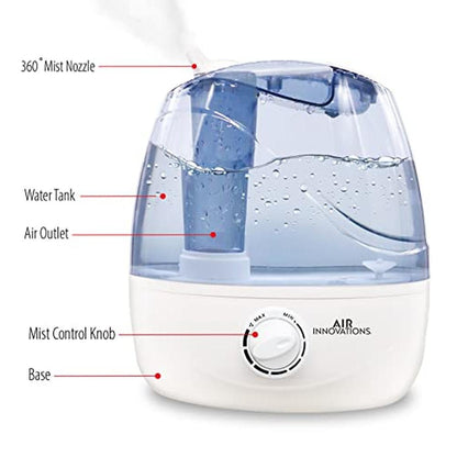 Cool Mist Humidifier: Air Innovations AI-103 Ultrasonic – Close-up Detail