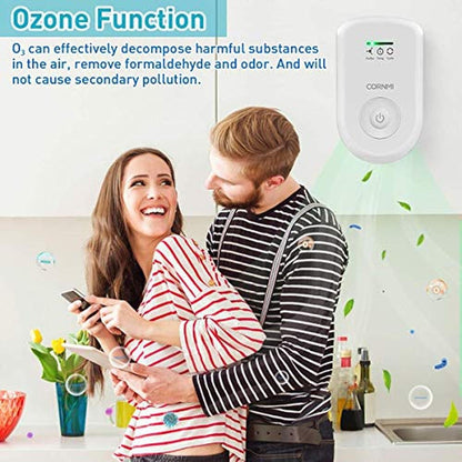 Air Purifiers: Dual-Function Ozone and Negative Ion Ionizer – Side View