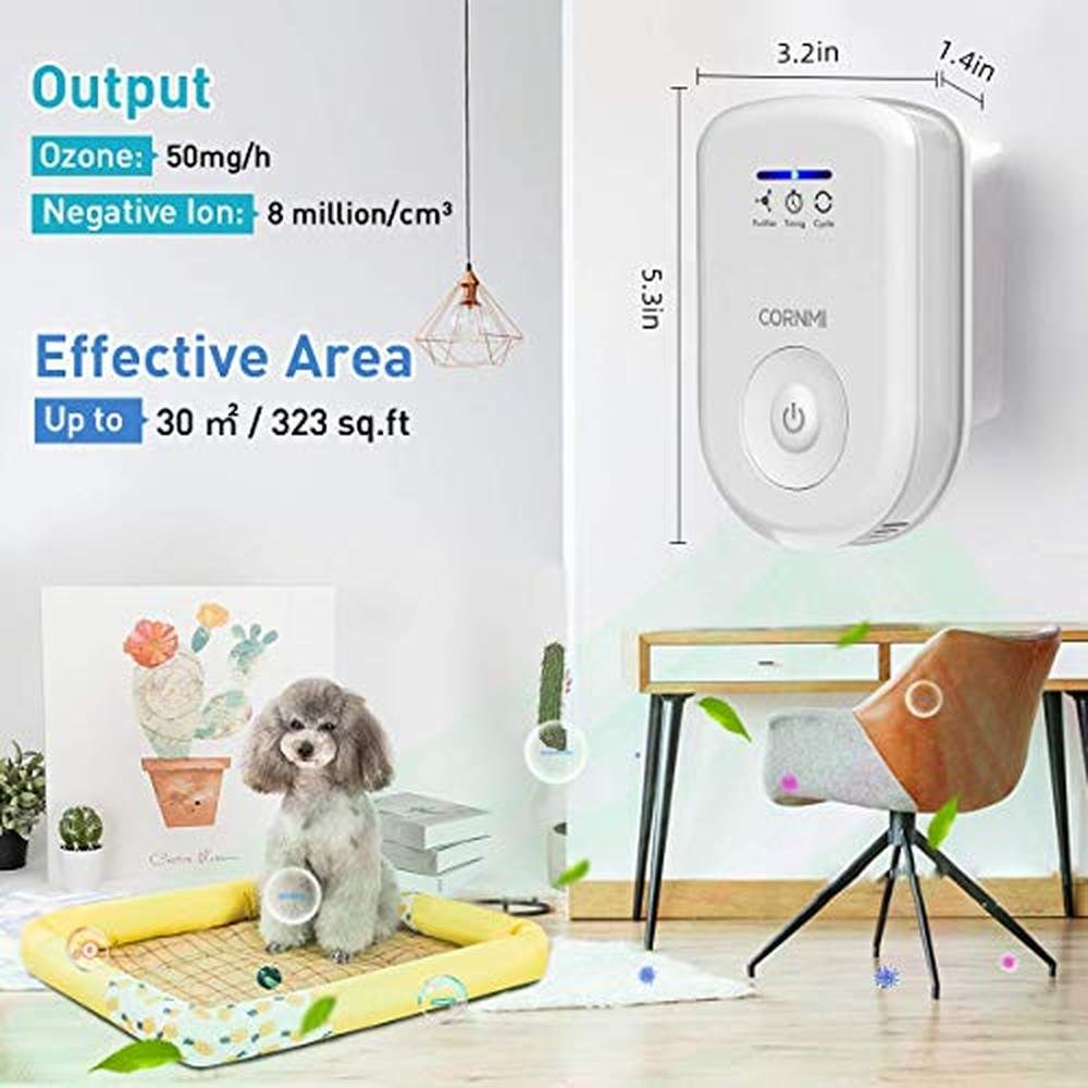 Air Purifiers: Dual-Function Ozone and Negative Ion Ionizer – Packaging