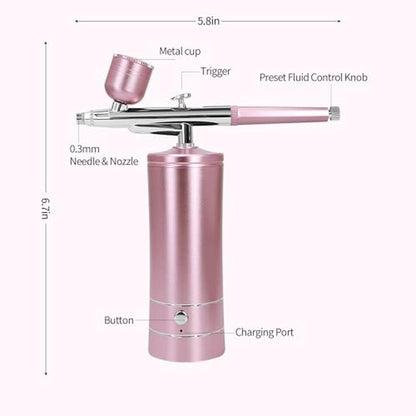 Air Brush Kit: Premium Airbrush Kit with Air Compressor – Close-up Detail