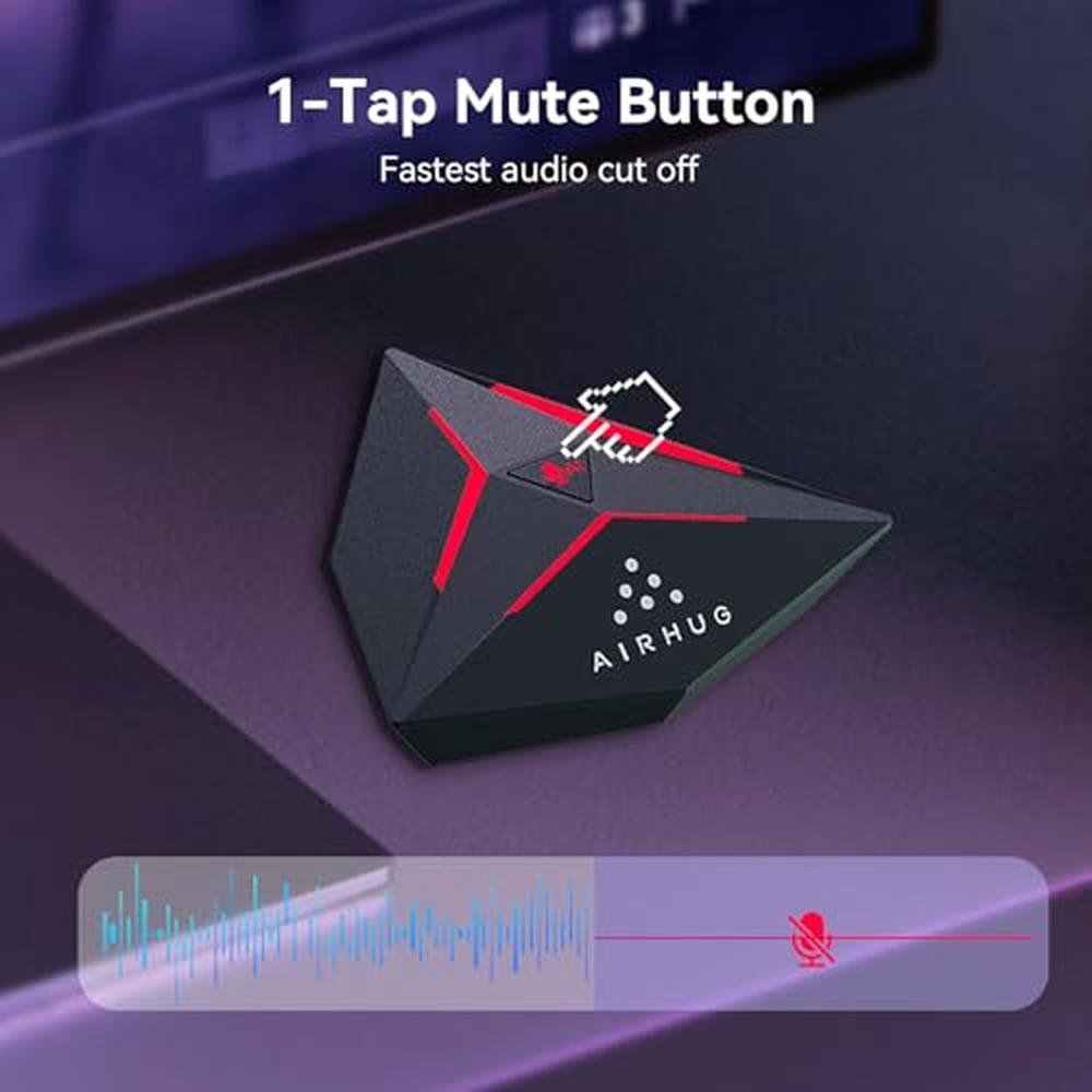 Microphone Airhug: AIRHUG USB Gaming Microphone One-Touch – Packaging