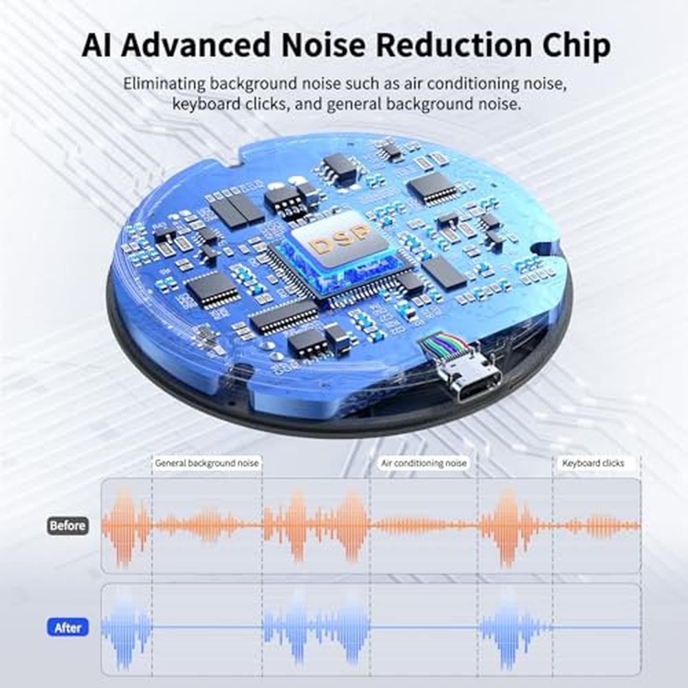 Airhug Microphone: Airhug USB Microphone Omnidirectional – Side View