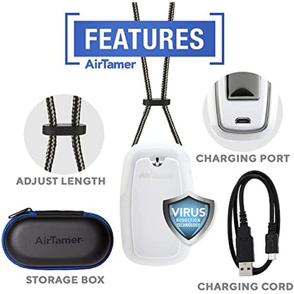 Airtamer A315W: Advanced Rechargeable Portable Air Negative – Side View