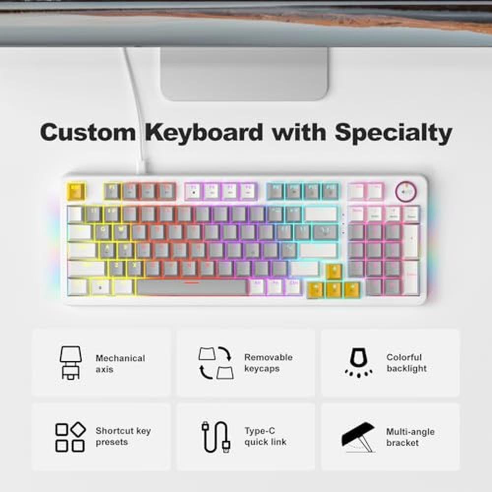 AK96 Smart Mechanical Keyboard – In Use