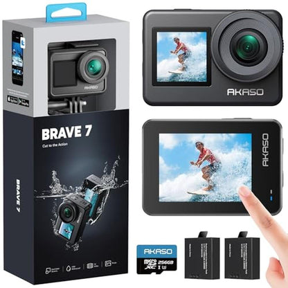 Action Camera AKASO: AKASO Brave 7 4K30FPS 20MP – Front View