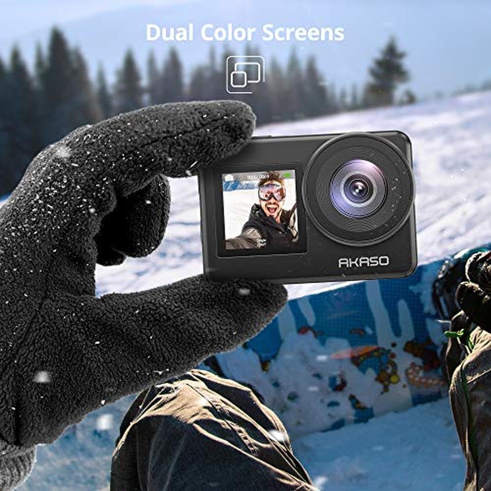 Action Camera AKASO: AKASO Brave 7 4K30FPS 20MP – In Use