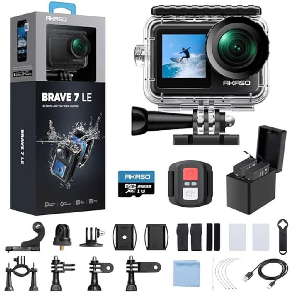 Camera Akaso: AKASO Brave 7 LE 4K30fps Action Camera – Front View
