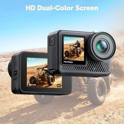 Action Camera: AKASO Brave 8 Lite 4K60 Waterproof – Close-up Detail