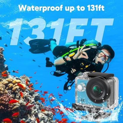 Camera Akaso: Akaso EK7000 4K30FPS 20MP WiFi Action Camera – In Use