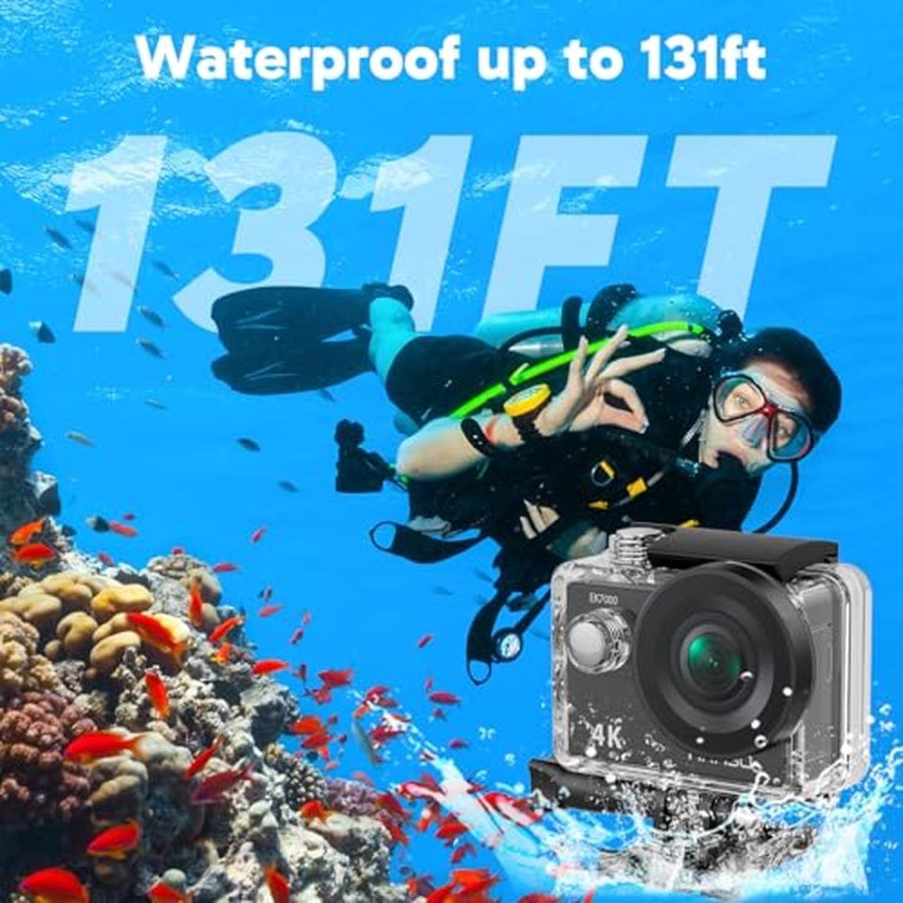 Camera Akaso: AKASO EK7000 4K30fps Action Camera – In Use