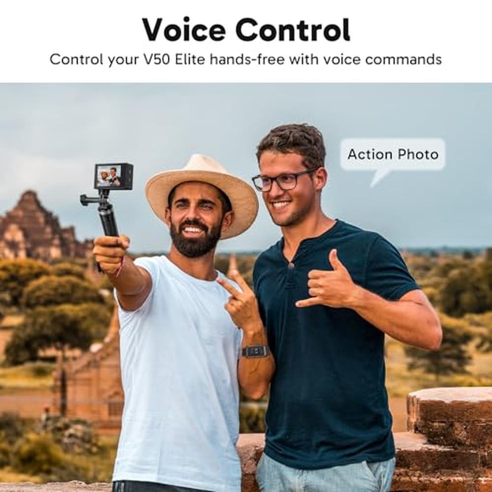 Camera Control: AKASO V50 Elite 4K60fps Touch Screen WiFi – Close-up Detail