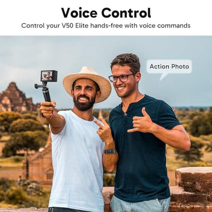Camera Control: AKASO V50 Elite 4K60fps Touch Screen WiFi – Close-up Detail