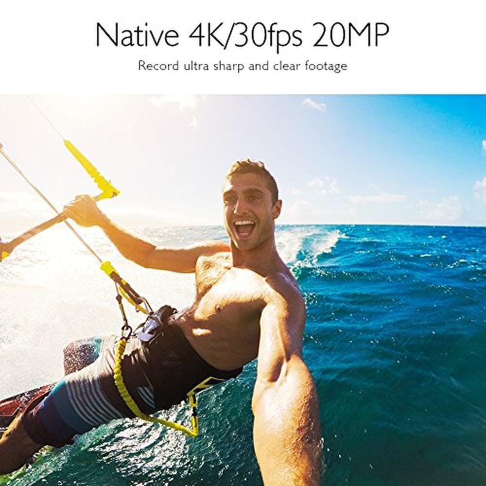 Camera Akaso: Akaso V50 Pro Native 4K30fps 20MP WiFi Action – Side View