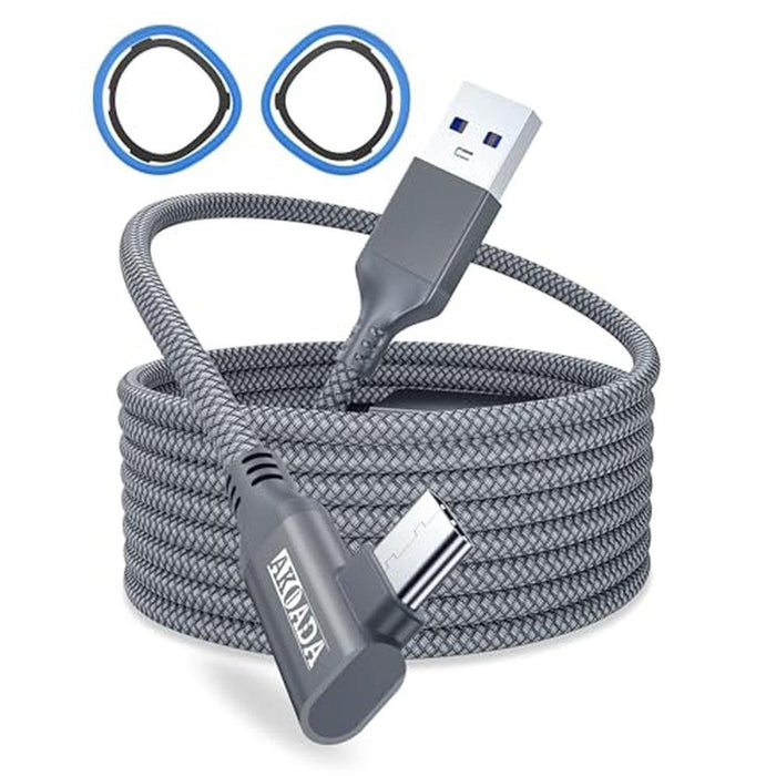 AkoaDa 20FT USB C Cable: Premium High-Speed Data Transfer – Front View