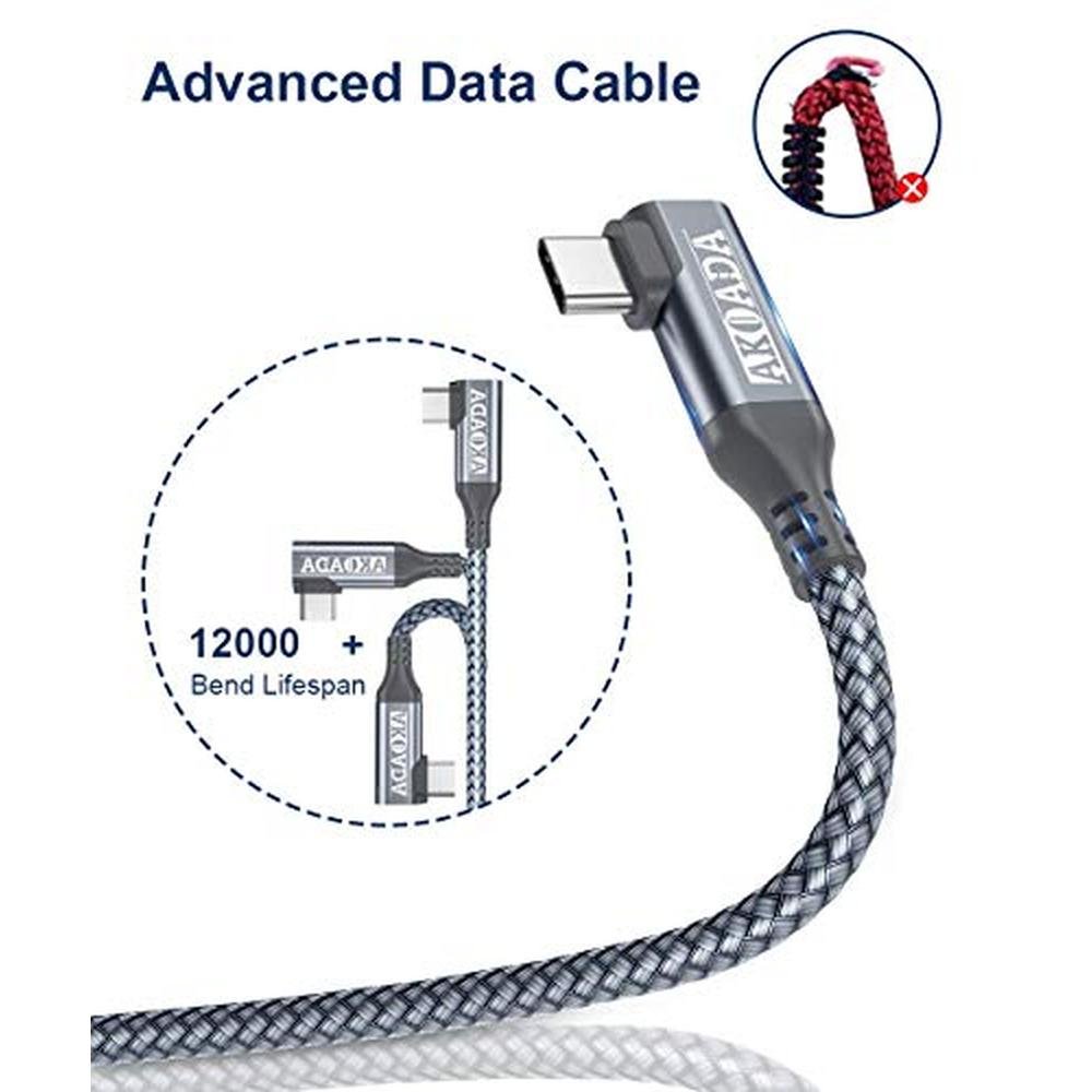 AkoaDa 20FT USB C Cable: Premium High-Speed Data Transfer – Packaging