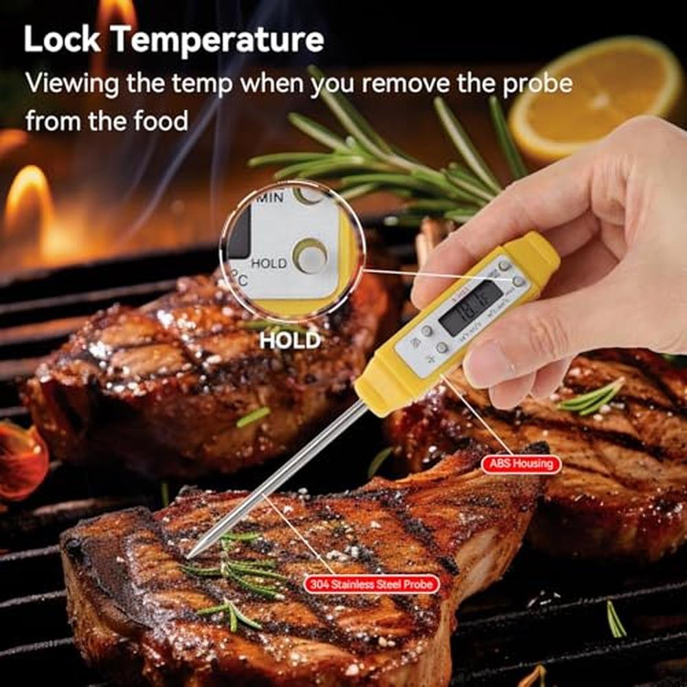 Thermometer Akozon: Akozon Digital Food Thermometer – Close-up Detail