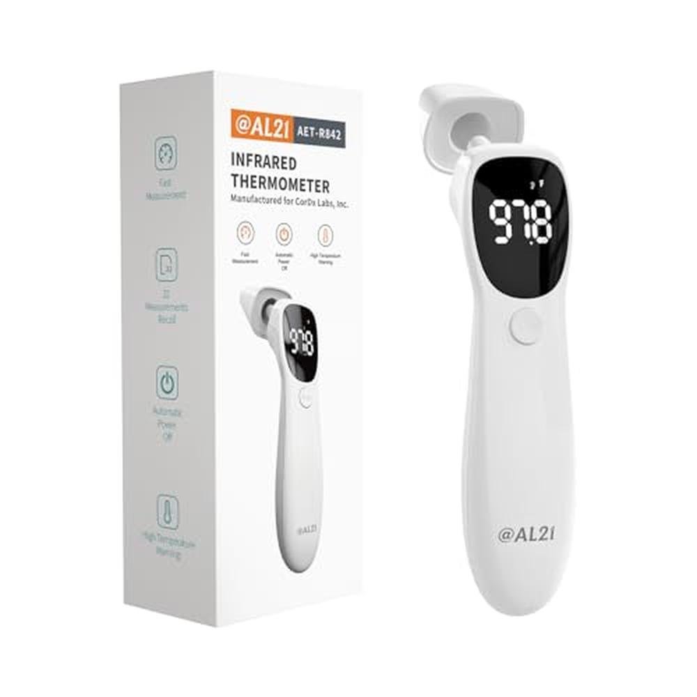 @AL21 Dual Mode Thermometer for Adults – Side View