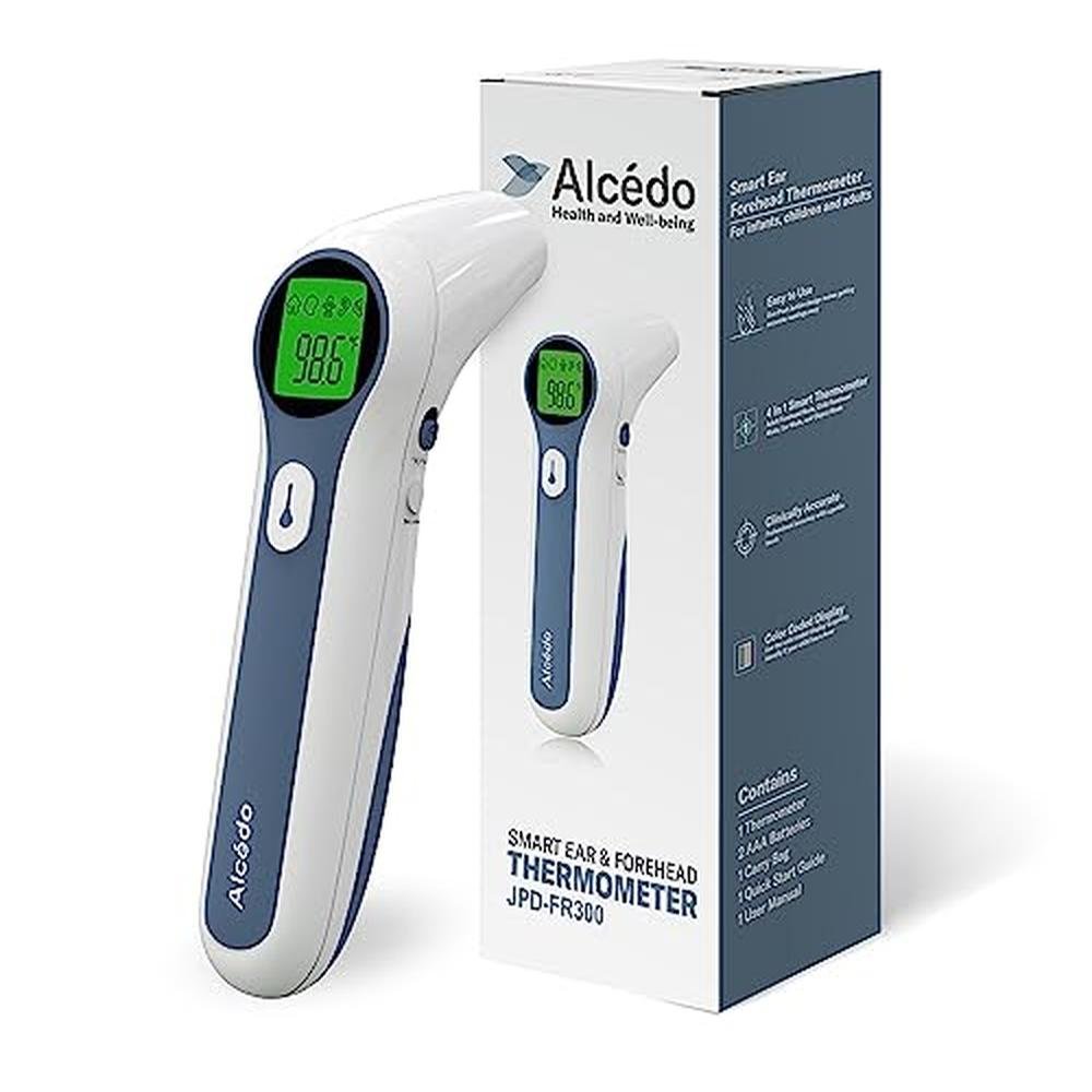 Thermometer Alcedo: Alcedo Forehead and Ear Thermometer – Front View