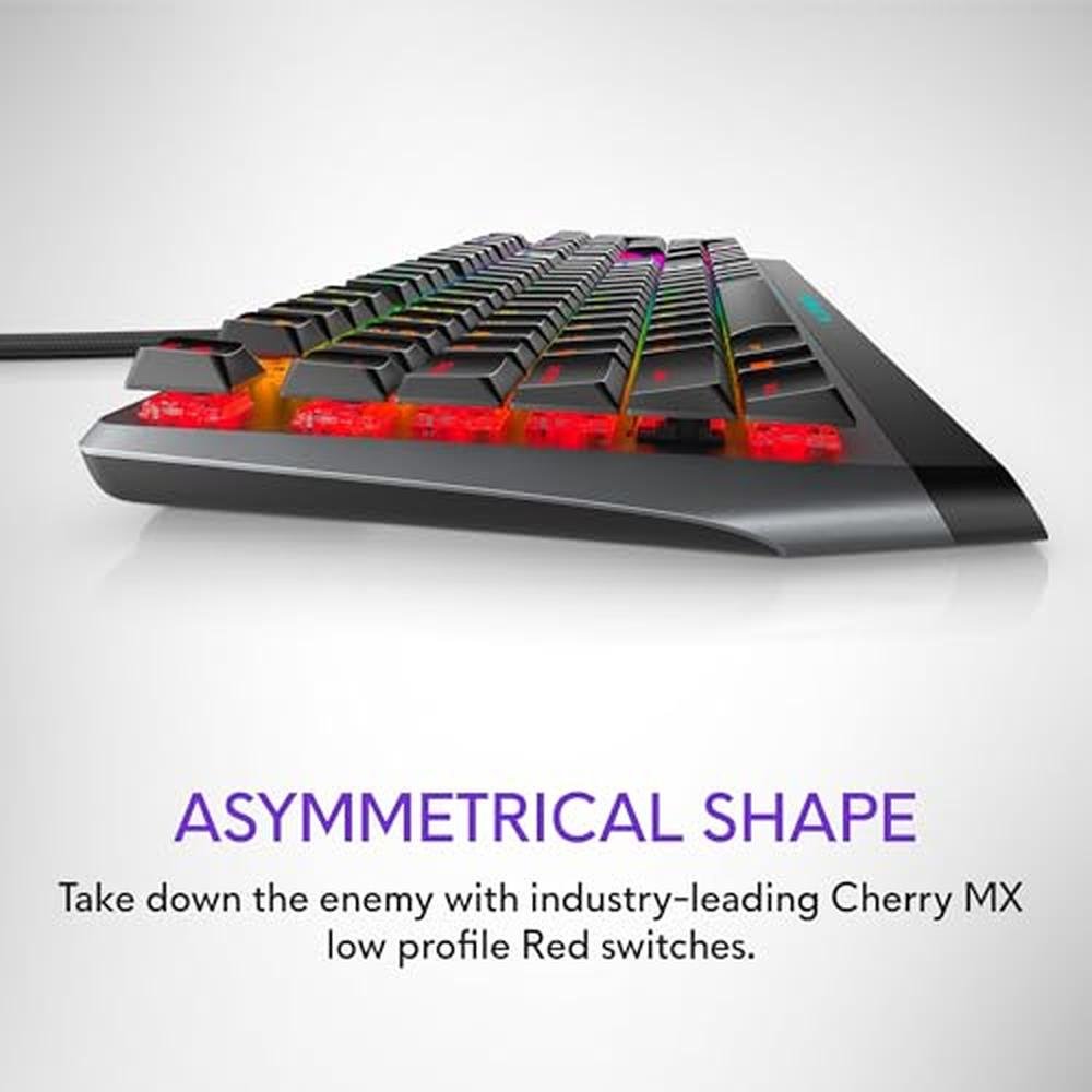 Low Profile: Alienware AW510K AlienFX Per-Key RGB LED Color – Side View