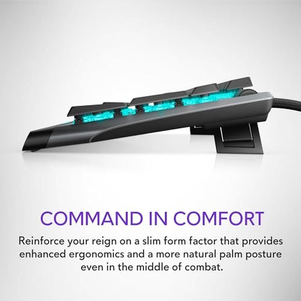 Low Profile: Alienware AW510K AlienFX Per-Key RGB LED Color – In Use