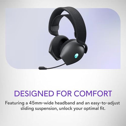 Alienware Tri-Mode Wireless Gaming Headset AW725H – Side View