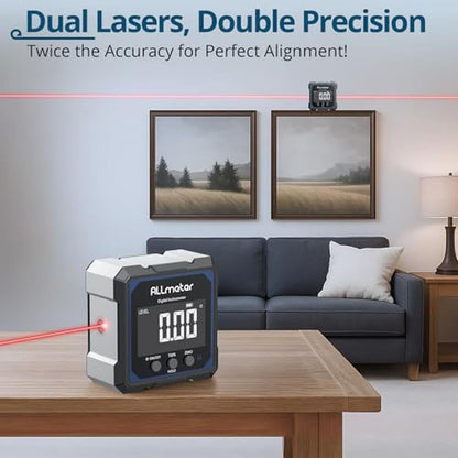 Digital Level: ALLmeter USB-C Rechargeable Digital Angle – Side View