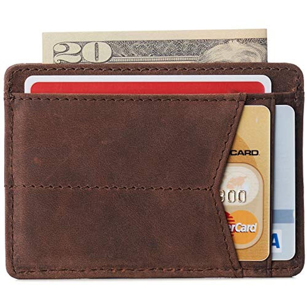 Alpine Swiss: RFID Minimalist Oliver Front Pocket Wallet – Side View