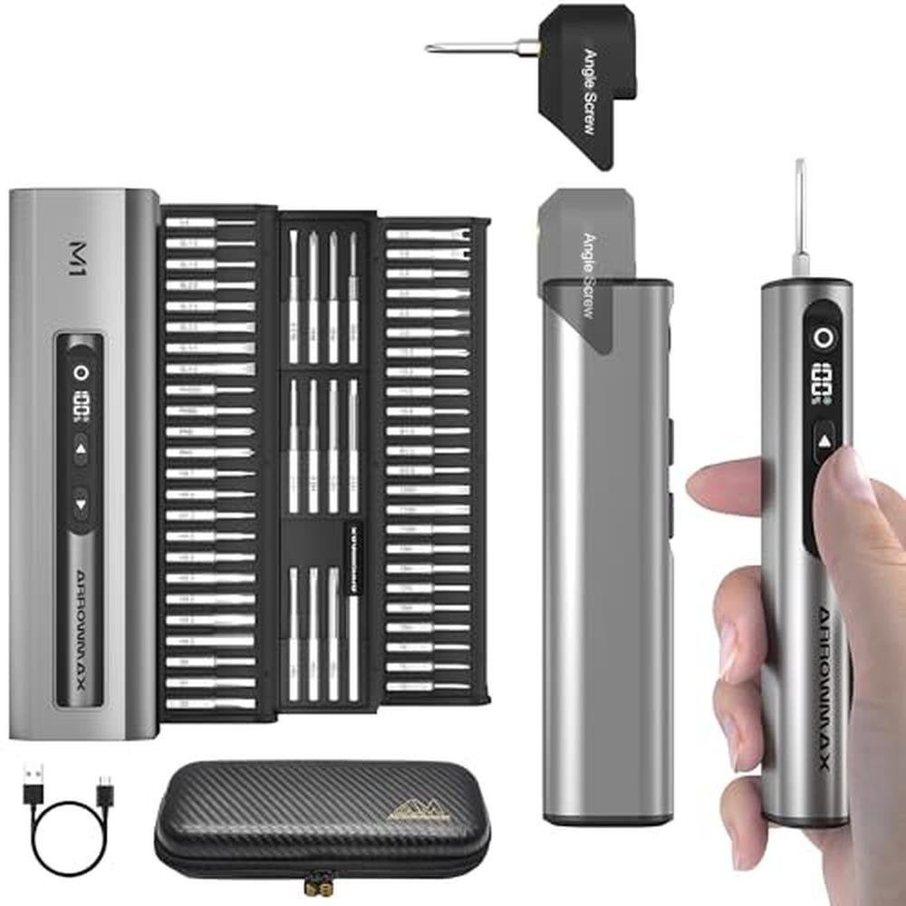 Electric Screwdriver: AM ARROWMAX 7.4V Mini Electric – Front View