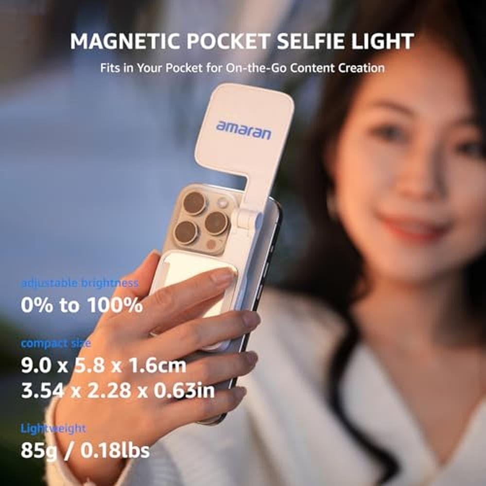Light Phone: Amaran Go MagSafe Mini Compatible Rechargeable – Side View