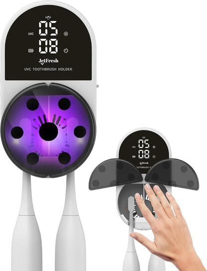 Jetfresh UV Toothbrush Sanitizer Holder – Front View