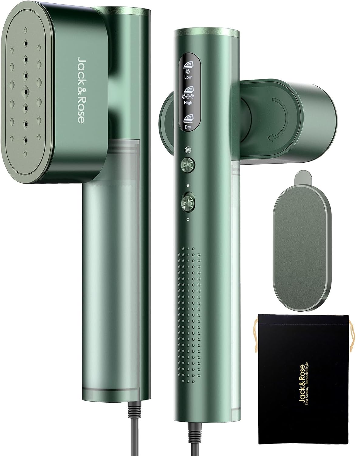 Jack ＆ Rose Travel Steamer for Clothes – Front View