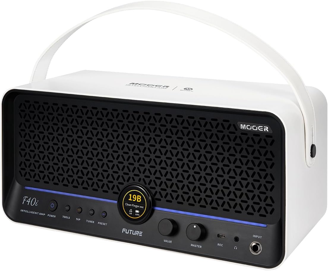 MOOER F40i Smart Guitar Amp 40W Touching Screen – Front View