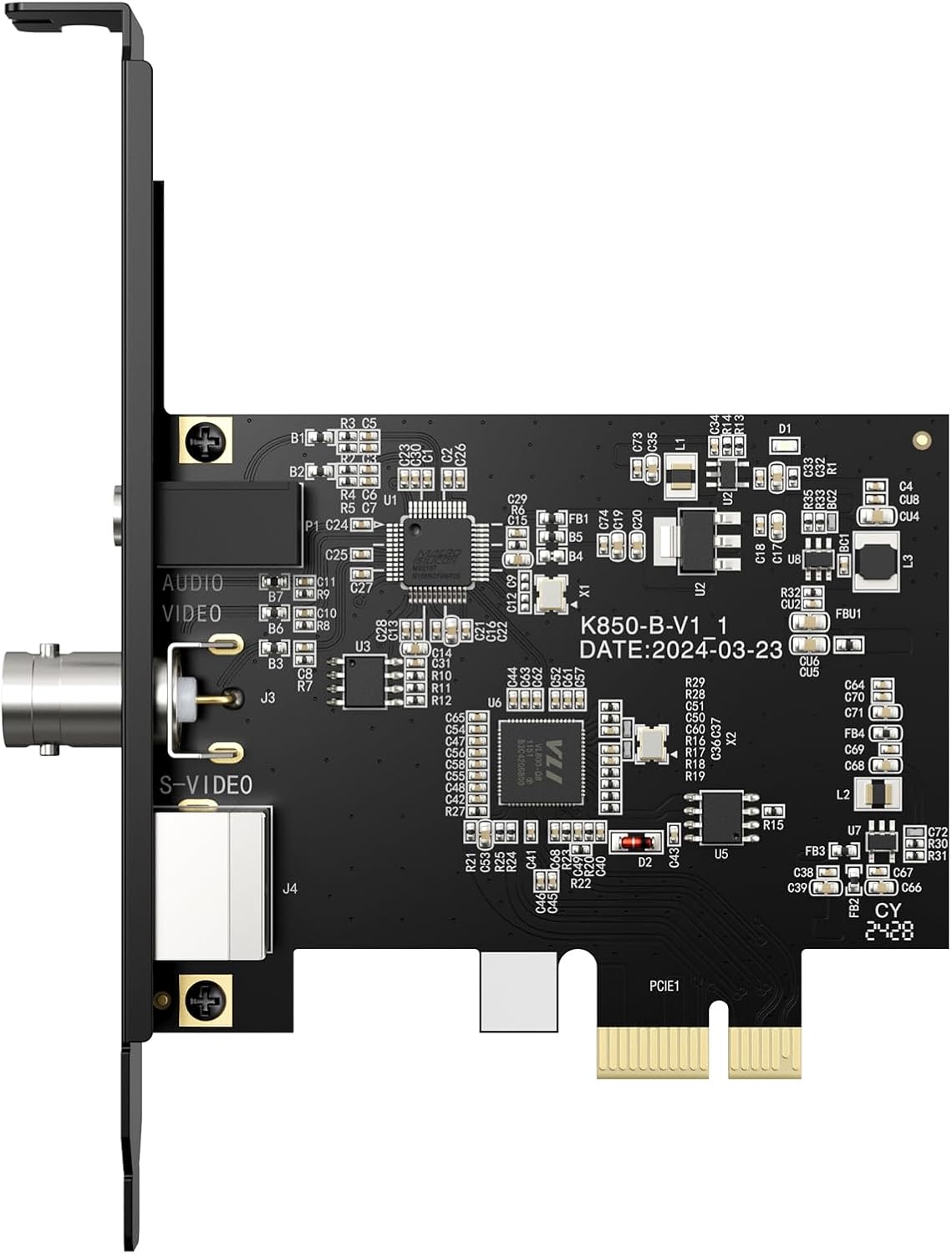 PCIE Video Capture Card: HDMI Capture Card for Streaming – Side View