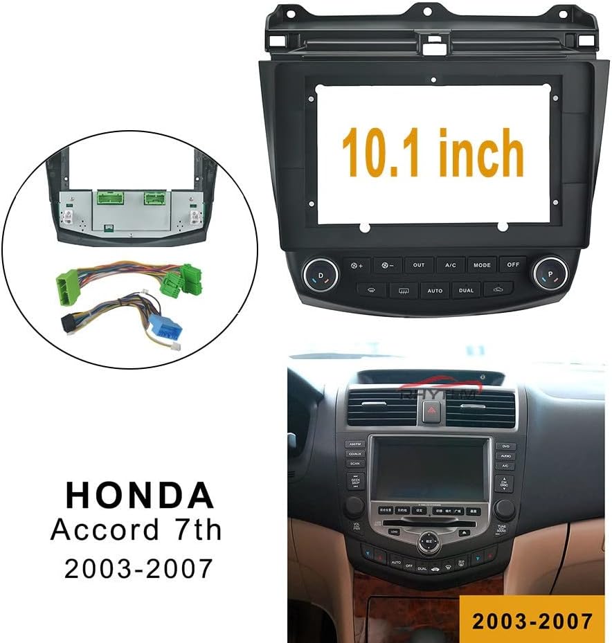 YuYue Electronic 10.1 Inch Double DIN Installation Dash Kit – Side View