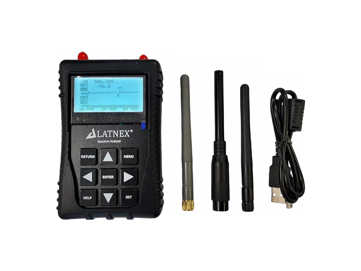SPA-7GE RF Explorer Spectrum Analyzer – Side View