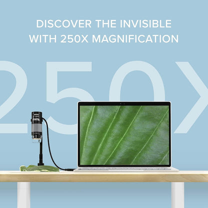 Plugable USB Digital Microscope 250x – Side View