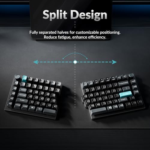 Keychron Q11 Ultra 8K Polling Rate Wireless Split Ergonomic – Close-up Detail