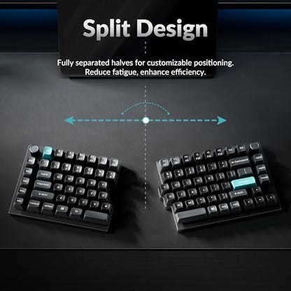 Keychron Q11 Ultra 8K Polling Rate Wireless Split Ergonomic – Close-up Detail