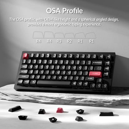 Keychron OSA Profile Double-Shot PBT Keycap Full Keycap Set – Side View
