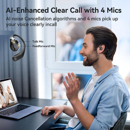 EarFun OpenJump Open Ear Headphones – In Use