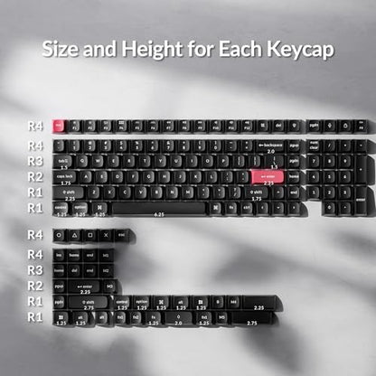 Keychron OSA Profile Double-Shot PBT Keycap Full Keycap Set – Close-up Detail