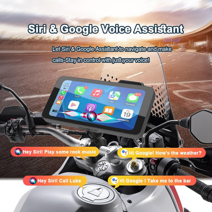 Motorcycle CarPlay & Android Auto – In Use