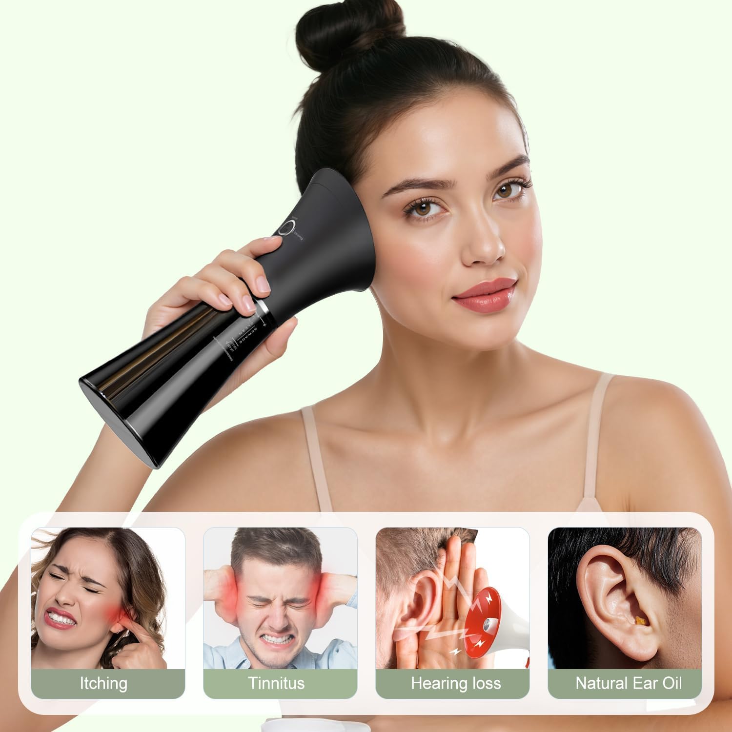 Ear Wax Removal: Electric Ear Cleaner with IPX7 – In Use