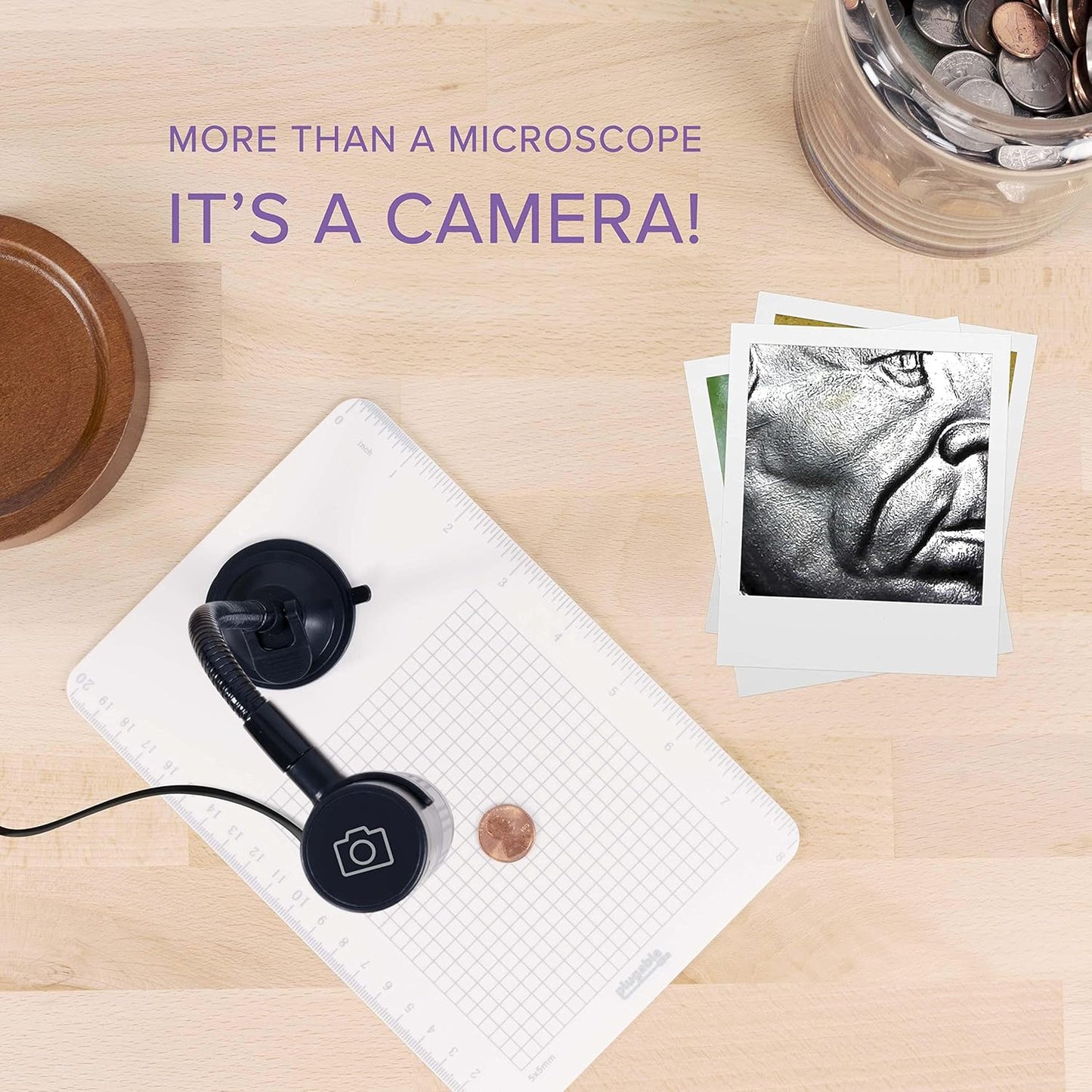 Plugable USB Digital Microscope 250x – In Use