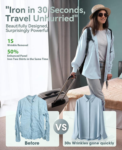 Jack ＆ Rose Travel Steamer for Clothes – In Use