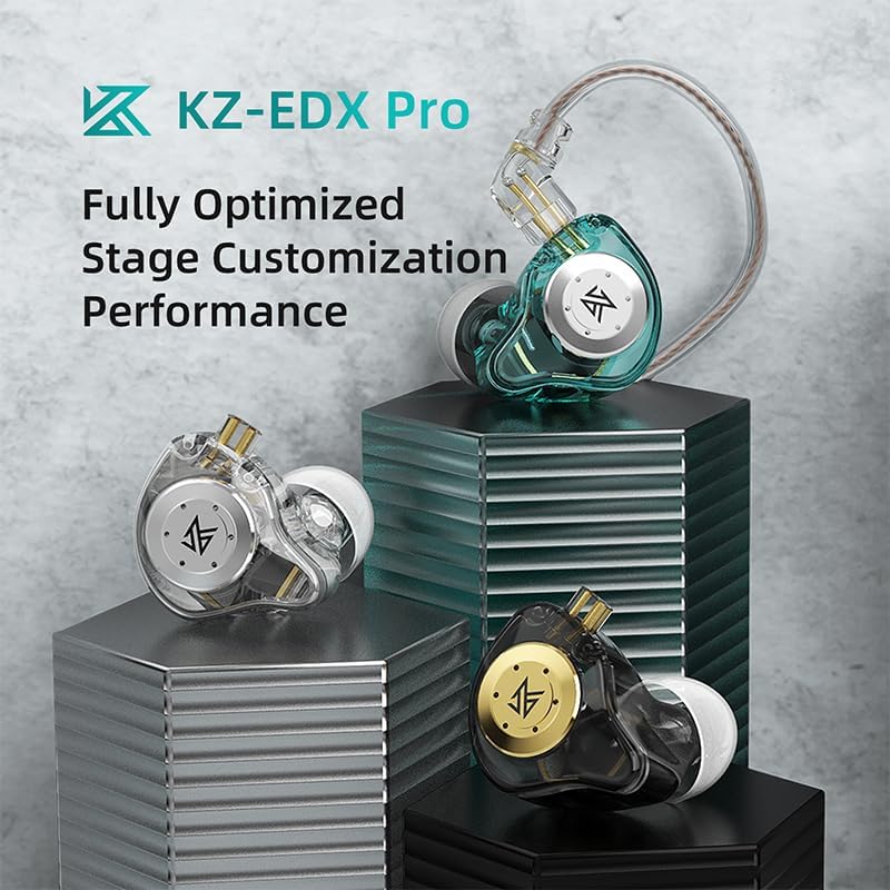 KZ EDX PRO Wired Earbud with Heavy Bass Stereo – In Use