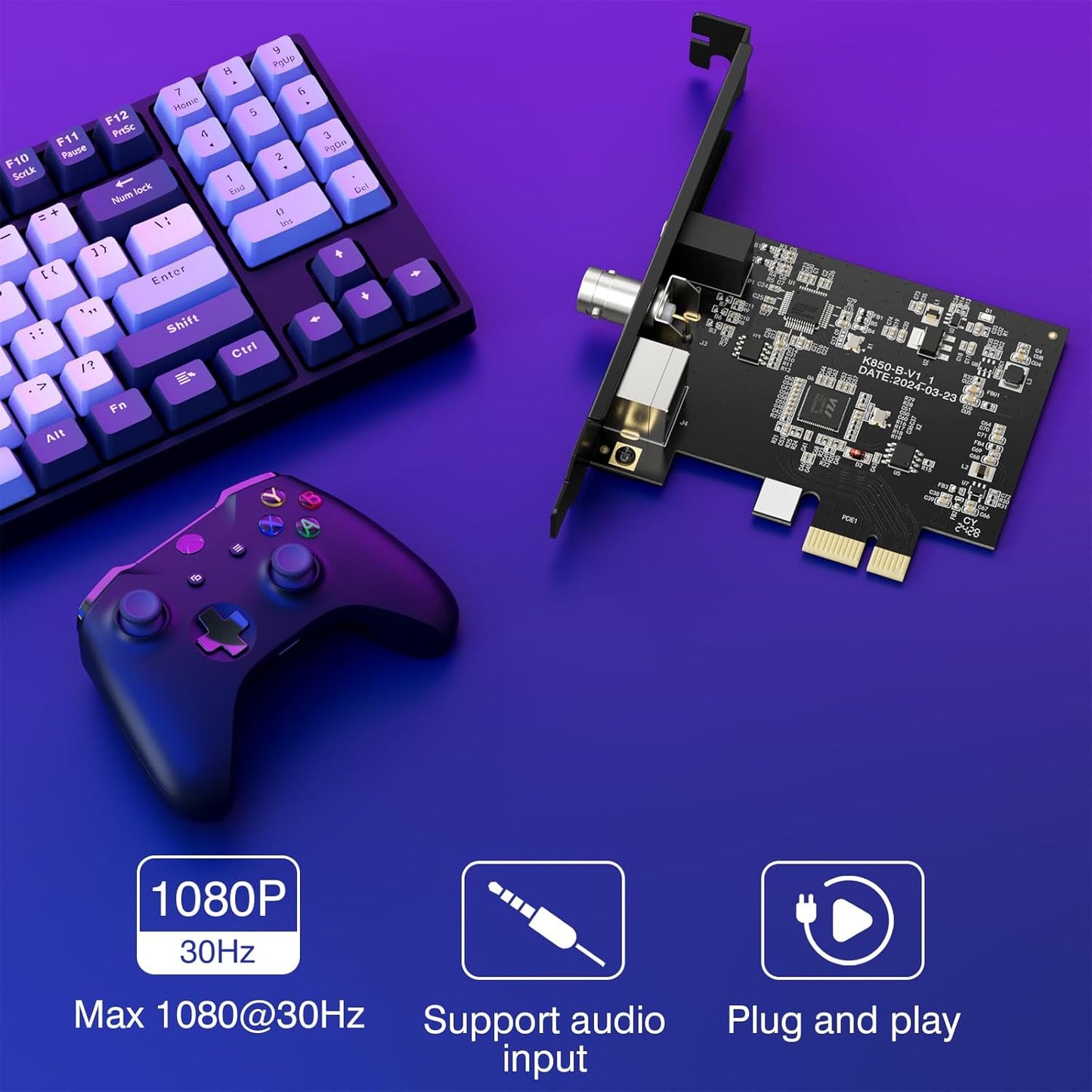 PCIE Video Capture Card: HDMI Capture Card for Streaming – In Use